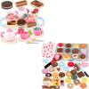 Wooden Tea Party Set Princess Toys and Wooden Cookie Play Food Set Toy view 1