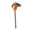 Stick Horse Music Stick Animal Neighing Galloping Sound, Portable Hobby Horse on A Stick Horse Riding Stick Children, Light Brown D view 1