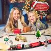 Train Set for Kids 3-5 4-7, Classic Christmas Electric Train Toys Set with Steam Locomotive Engine, Lights & Sound, Tracks for Christmas Tree, Toy Train Set for 3 4 5 6 Years Old Kids Boys Girls view 3