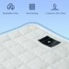 LOYDBDT Grounding Mat Cotton Grounding Pad for Bed Grounded Pad with Silver Fiber Earth Connected Mat for Improves Sleep Wellness (Beige, 34x50 inch) view 2