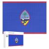 Guam Flag Puzzle for Adults Wooden Jigsaw Puzzles for Wall Art view 1