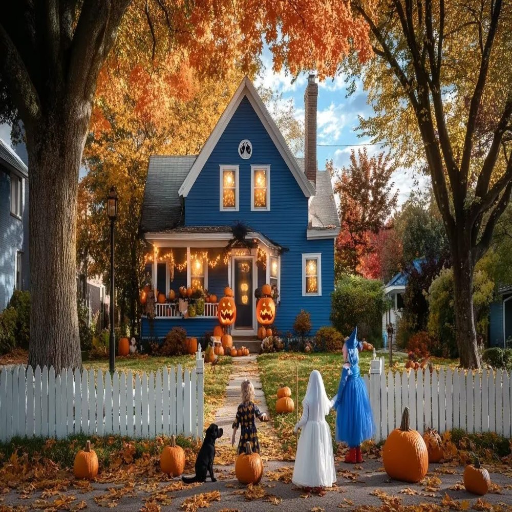 Halloween Jigsaw Puzzles for Adults 200 Pieces Fall Halloween Horror Haunted Mansion House,Pumpkin,Skeleton,Ghost Grave,Witch Theme Puzzle
