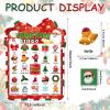 Christmas Bingo Cards Game Set - Xmas Festive Holiday Party Supplies for Kids and Adults, 24 Players, Merry Christmas Themed Bingo Cards for School Classroom, Family Activities, Seasonal Party Favors view 2