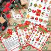 Christmas Bingo Cards Game Set - Xmas Festive Holiday Party Supplies for Kids and Adults, 24 Players, Merry Christmas Themed Bingo Cards for School Classroom, Family Activities, Seasonal Party Favors view 4