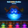 Bath Toys, Light Up Crab Bath Bubble Maker Bathroom Toys for Kids Ages 1-3 4-8,Bath Bubble Machine with Colourful Light Toddler Bathub Toy Great Birthday for Kids view 2