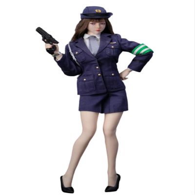 1/6 Scale Female Action Figure,12inch Super Flexible Policewoman Action Figure Body Doll Full Set Collection