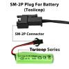 Tosiicop 3.7V Lipo Battery Charger - SM-2P Cable RC Toy Remote Control Car Vehicle Rechargeable Li-ion Batteries Chargers USB for Bunch Bubble Gun Stunt Truck Boat 2 Pack view 4