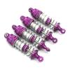 HLSONHENGM for SCY 16101 16102 16103 16104 16106 16201 RC 1/16 Metal Upgrade Parts for Remote Control Vehicle Oil Pressure Shock Absorber Parts(Purple) view 1