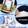Windkream 12 Set Felt Board Stories Pieces Set Felt Animals Bible Fairy Tales for Preschool Animals Figures Flannel Board Stories for Toddlers Preschool Kindergarten Storytelling(Religious) view 3