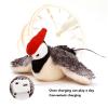 BTSEURY Pet Plush Toy, Interactive Soft Flapping Bird Squeaky Cat Electric Plush Toy for Home Indoor, Pet Electronic Plush Toy view 4