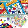 Coopay 4000 Pieces 10 Colors Plastic Poker Chips, 1 Inch Bingo Chips Bulk Learning Counters Disks Poker Card Game, Counting Markers for Math Practice, Game Tokens and Teaching Rewards, 25 mm view 4