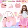 Play Purse for Little Girls Toddler, 35PCS Toddler Purse with Pretend Makeup for Kids, Girl Toys Princess Toy Includes Handbag, Phone, Kids Toy Purse Christmas Birthday Gift for Girls 3 4 5 6 7 8+ view 2
