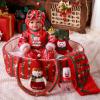 BABESIDE Reborn Baby Doll Clothes Set with Bassinet  9 Pcs Christmas Reborn Baby Doll Accessories & Clothes with Bottle and Socks for 17-22 Inch Realistic Dolls for Girls view 3
