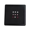 GemTrue DK21676-XL Wooden Diamond Collection Box Gemstone Display Box 200 x 200mm Black or White Color Jewelry Storage Showcase (Black) view 1