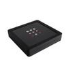 GemTrue DK21676-XL Wooden Diamond Collection Box Gemstone Display Box 200 x 200mm Black or White Color Jewelry Storage Showcase (Black) view 3