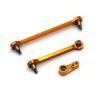 HLSONHENGM for WLtoys 284131 284010 284161 k989 k969 1/28 Remote Control car Accessories Steering Rod(Yellow) view 1