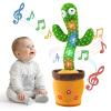 Ayeboovi Dancing Talking Cactus Baby Toys Interactive Toy Repeating Records What You Say Volume Adjustable Singing Cactus Toddler Games with 120 Songs Easter Basket Stuffers for Kids view 1