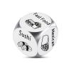 ONFAON Stocking Stuffers Food Decision Dice Decider for Couple,Valentines Day Gifts for Him Her Wedding Anniversary Steel Date Night Gifts for Husband Wife,Christmas Valentines Birthday for Women Men view 1