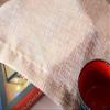 HooHero Brown 54 Width Voile Sheer Curtains Home Decoration Gauze Drape Fabric Kids Baby Room Bedroom Curtain Modern Jacquard Cut Flower Plain Color view 3