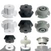 6PCS Tire Coupler/Axle Connector/Motor Assembly Hitch/Traction Bands/Tire Grip/Tires Adapter for Power Wheels Ride on Car Rubber Tires Upgrade Kit,1PCS Steering Motor Adapter for Power Wheels Upgrade view 1