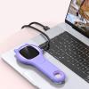 , 8 LED Lights, Good Compatibility, 100x-500X Zoom Range, 1920x1080P Student Microscope for School (Purple) view 2