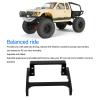 RC Crawler Metal Servo Mount Replacement Aluminum Alloy Stable Car Servo Mount for Axial SCX10 II 1/10 RC Cars (Black) view 3