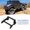 RC Crawler Metal Servo Mount Replacement Aluminum Alloy Stable Car Servo Mount for Axial SCX10 II 1/10 RC Cars (Black) view 4