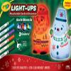 Crayola Light Ups Santa and Snowman Bundle, Recolorable Light Up Toy, Gift for Kids, 5, 6, 7, 8 view 1