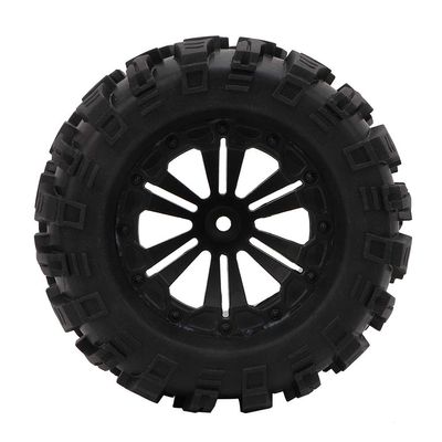 4pcs Rubber Tire Nylon Wheel Hubs Enhance Appearance for 1/10 Scale RC Car ZD Racing