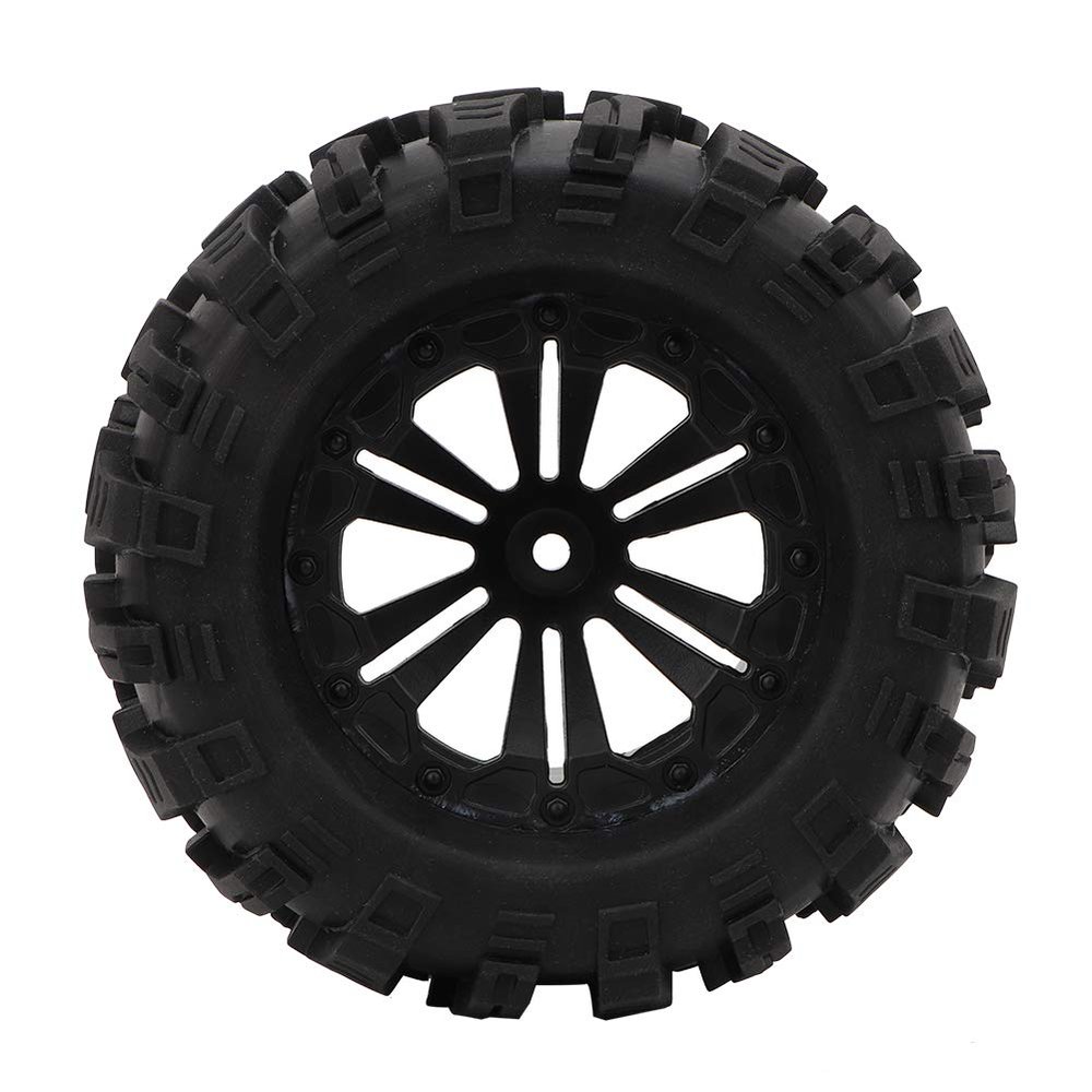 4pcs Rubber Tire Nylon Wheel Hubs Enhance Appearance for 1/10 Scale RC Car ZD Racing