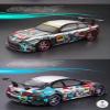 1/10 Scale RC Drift Racing Touring On-Road Car Painted PVC Body Shell with Tail Wing, Nissan GTR view 2