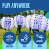 Houseables Human Hamster Ball, Zorb Ball, Bubble Soccer, Human Bubble, Inflatable Body Bumpers, for Adults and Kids, Sumo Bouncer, Whole Body Inside, Giant, Suit, Adult Sized, Knocker, Red, 5FT, 1 PK view 2