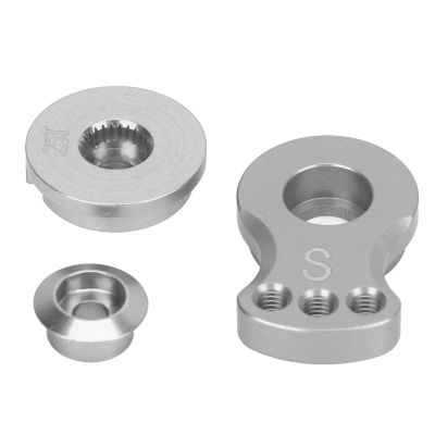 25T Servo Arm Aluminum Alloy Steering Arm Discharge Servo Horn Replacement for 1/10 RC Car (#3)
