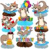 11pcs Sea Otter Party Honeycomb Centerpieces Cute Otter Birthday Party Decorations Ocean Sea Animal Party Honeycomb Centerpieces for Funny Otter Theme Birthday Baby Shower Supplies view 1