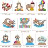 11pcs Sea Otter Party Honeycomb Centerpieces Cute Otter Birthday Party Decorations Ocean Sea Animal Party Honeycomb Centerpieces for Funny Otter Theme Birthday Baby Shower Supplies view 2