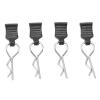 4pcs RC Body Clips with Pull Tabs, Upgrade Parts R Pin Clips Replacement for All 1/8 1/10 1/12 Scale Axial Arrma HSP HPI Himoto RC Car Truck Buggy Part view 1