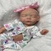 Abenduot 10inch Full Body Silicone Baby Doll Realistic Painted Silicone Reborn Baby Dolls Anatomically Correct Girl Dolls view 3