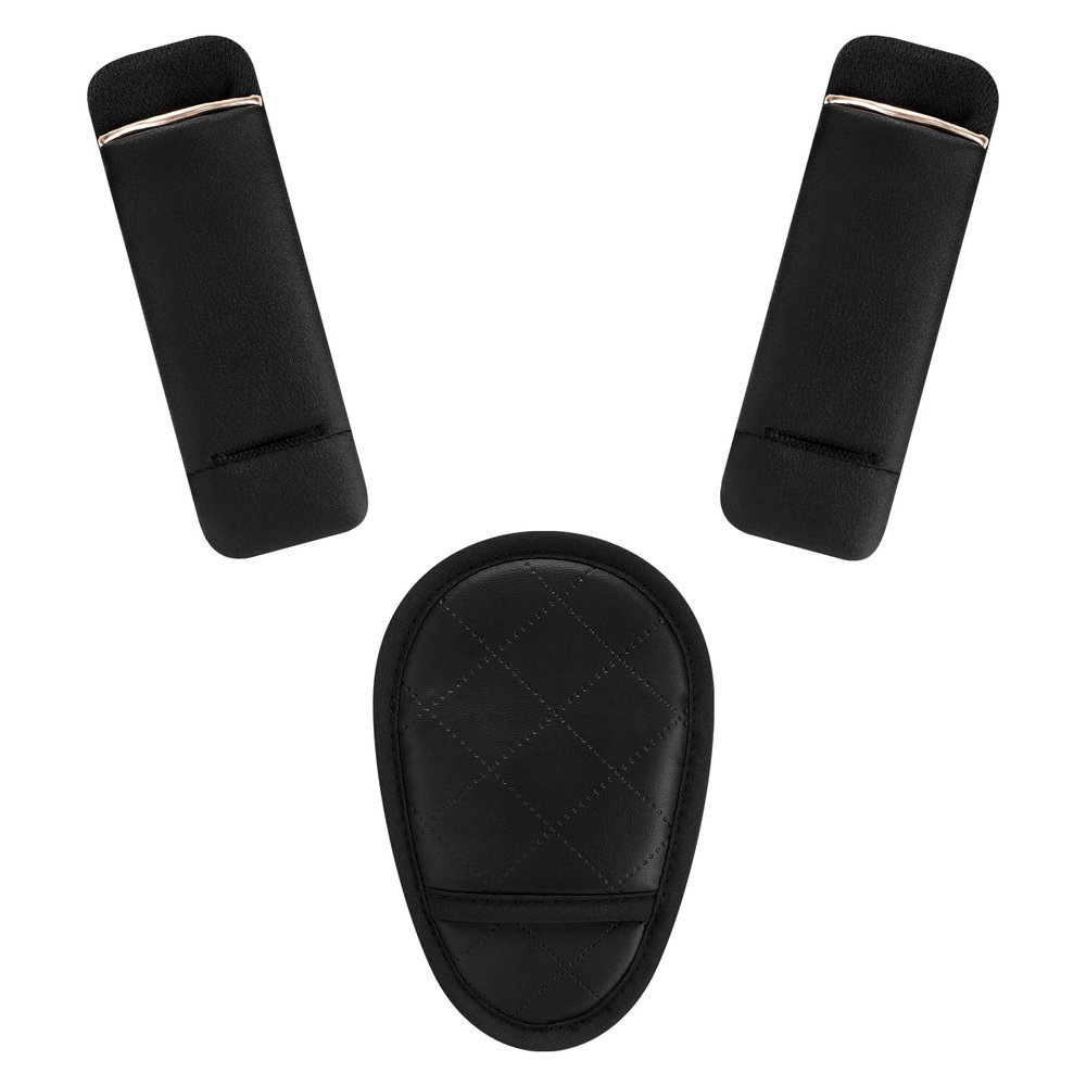 Accmor Car Seat Strap Pads Set for Baby Toddler Kids, Car Seat Strap Covers with Hip Support, Super Soft Seat Belt Covers Fits for All Car Seats, Pushchair, High Chair, Stroller