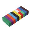 100Pcs Wooden Building Block Educational Toy Set, Dominoes for Kids Cultivate Imagination, Observation, and Hand Eye Coordination, Develop Brain view 1