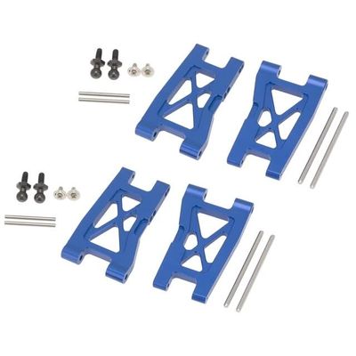 4pcs Metal Front and Rear Suspension Arm Set for Traxxas LaTrax Teton 1/18 for RC Car Upgrade Parts(Blue)