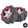 HLSONHENGM 1 Pair 170X80 Sand Buster Paddle Wheel & Tires with Foam for FG for Yama for Aowei for HPI 1:5 Petrol Buggy for Baja 5B(170x80 Square A) view 1