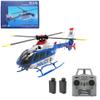 C123 RC Helicopter EC135 Remote Control Helicopter for Adults, 1:36 6CH 2.4GHz RTF RC Aircraft with 6-Axis Gyro, Altitude Hold, One Key Take Off/Landing for Beginners (Blue(2 Batteries) view 1