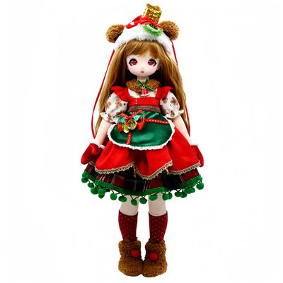 1/4 BJD Doll Kawaii Doll Move Joints Handmade Makeup Cute 18 Inches Collectible Cartoon Dress up Dolls Best Gift (B)