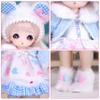 1/4 BJD Doll Kawaii Doll Move Joints Handmade Makeup Cute 18 Inches Collectible Cartoon Dress up Dolls Best Gift (C) view 2