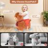 SuzziPals Bouncy Highland Cow Hopper Toys, Inflatable Cow Ride on Bouncer, Indoor Outdoor Highland Cow Plush Bouncy Horse for Toddlers & Kids, Bouncing Animals Toddler Toys, Toddler Gifts view 4