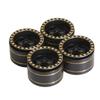 HLSONHENGM 4pcs 1.0" Brass Beadlock Wheel Hub Wheel Rim for 1/18 1/24 for RC Crawler Car TRX4M SCX24 AX24 Upgrade Parts Accessories view 1