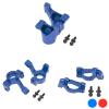 6pcs Metal Front Steering Block Caster Block Rear Stub Axle Carrier for Traxxas for LaTrax Teton 1/18 for RC Car Upgrade Parts(Blue) view 2