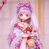 1/4 BJD Doll Kawaii Doll Move Joints Handmade Makeup Cute 18 Inches Collectible Cartoon Dress up Dolls Best Gift (G) view 3
