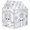 kockuu Gingerbread Cardboard House to Color for Kids Toddlers, Large Gingerbread Cardboard Coloring House Playhouse Christmas Arts & Crafts Activity Indoor Fun, 40" x 32" x 26" view 1