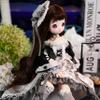 1/4 BJD Doll Kawaii Doll Move Joints Handmade Makeup Cute 18 Inches Collectible Cartoon Dress up Dolls Best Gift (A) view 4